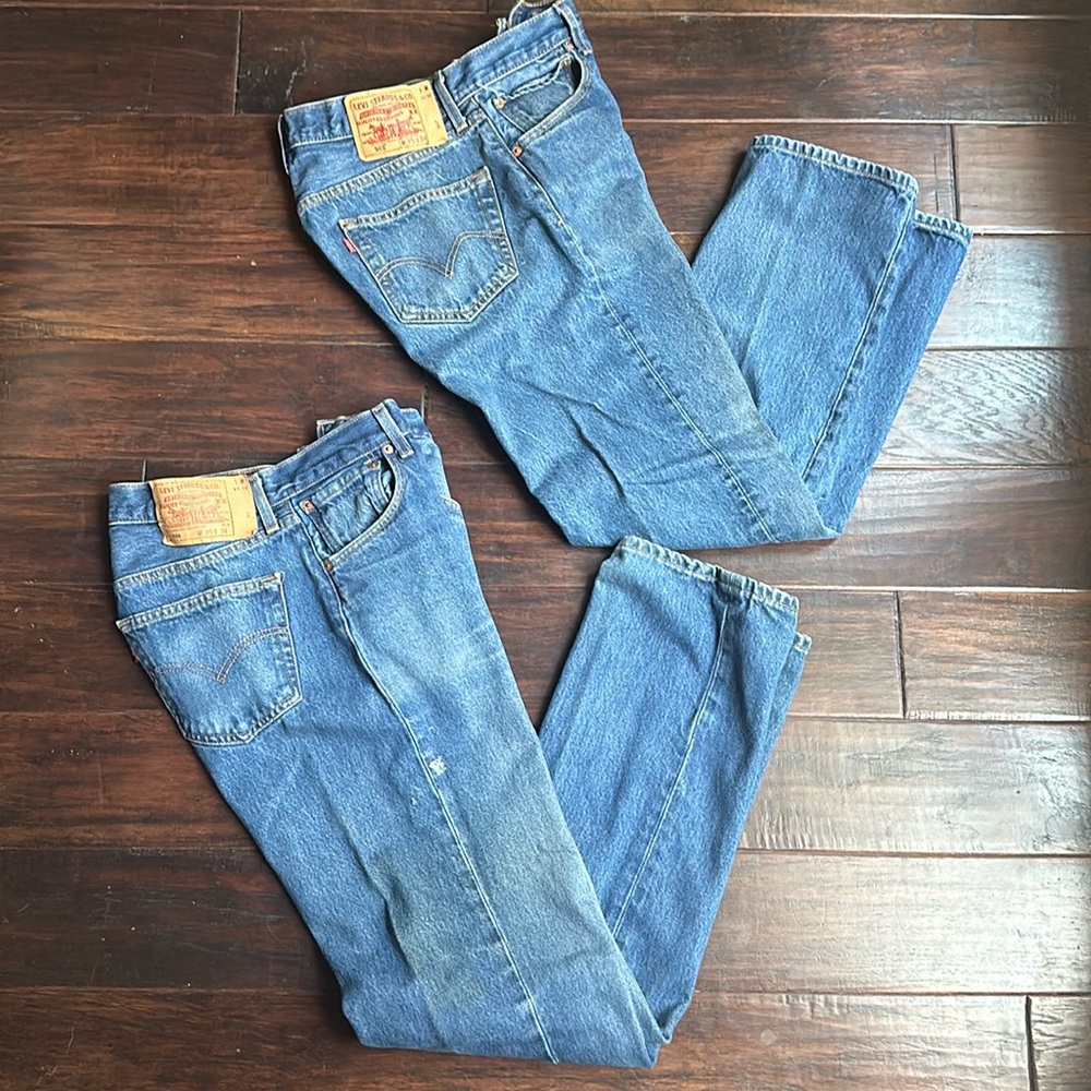 2 Pair Vintage 80’s-90’s 501 Levi’s